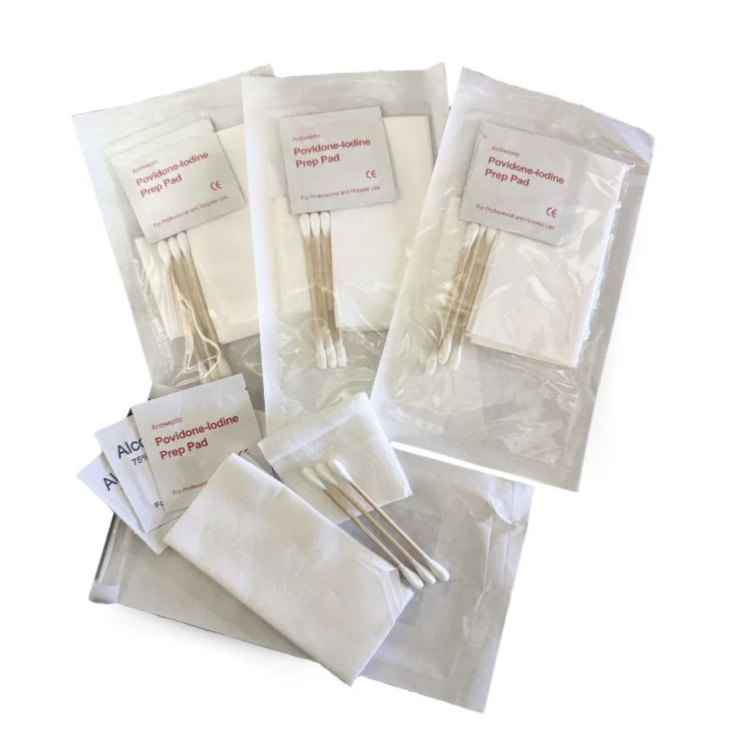 Piercing Pack DRAPE z drapem - zestaw startowy piercera do przygotowania skóry klienta i miejsca pracy