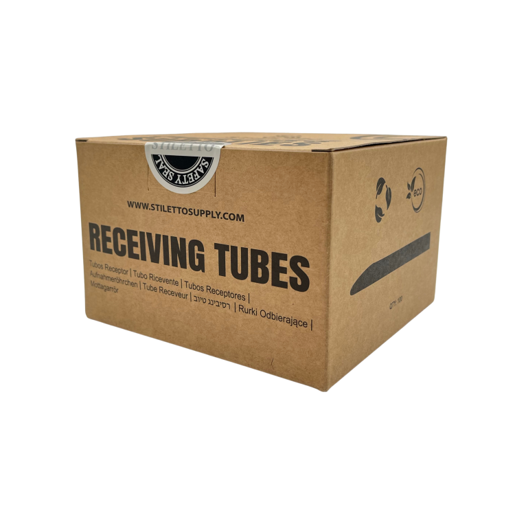 EKO rurka odbierająca igłę CIEŃKA biała biodegradowalna 4G wysterylizowana (pudełko 100 sztuk) EARTH SERIES PUDEŁKO