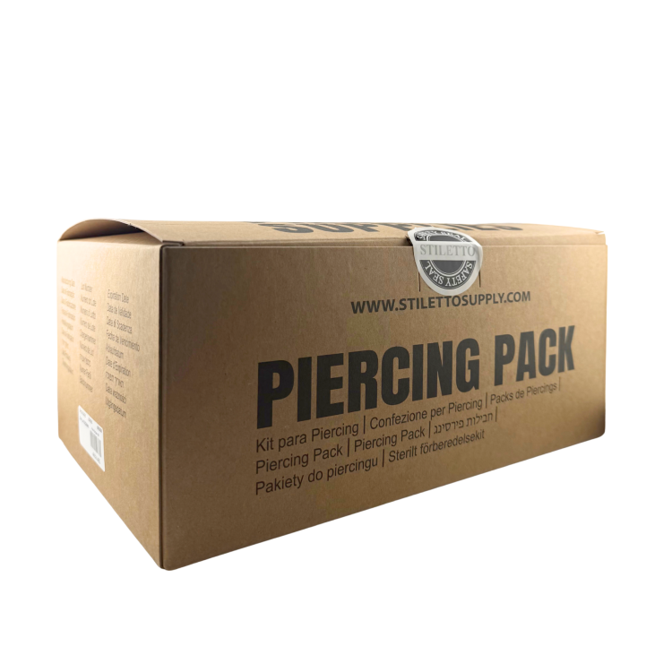 Piercing Pack DRAPE z drapem - zestaw startowy piercera do przygotowania skóry klienta i miejsca pracy
