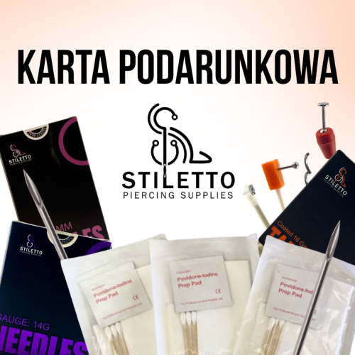 Karta podarunkowa Stiletto Piercing Supply - cyfrowy voucher