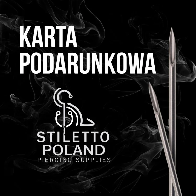 Karta podarunkowa Stiletto Piercing Supply - cyfrowy voucher